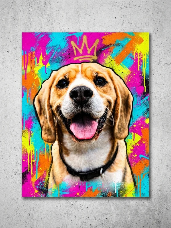 Exemple de portrait style coloré